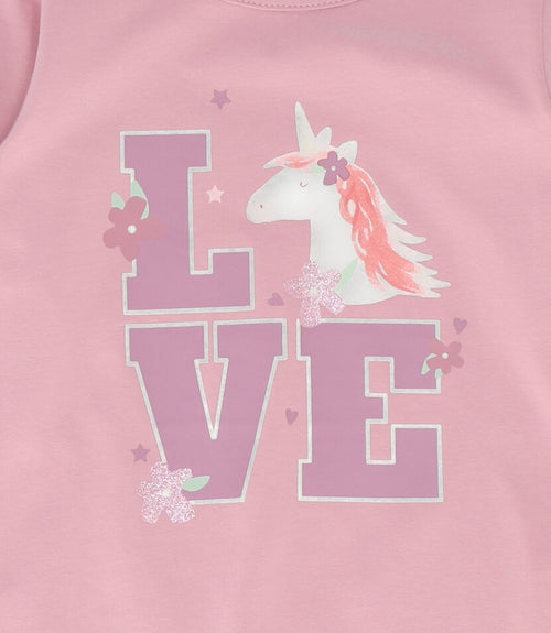 Polera niña con diseño 2 años / Rosado