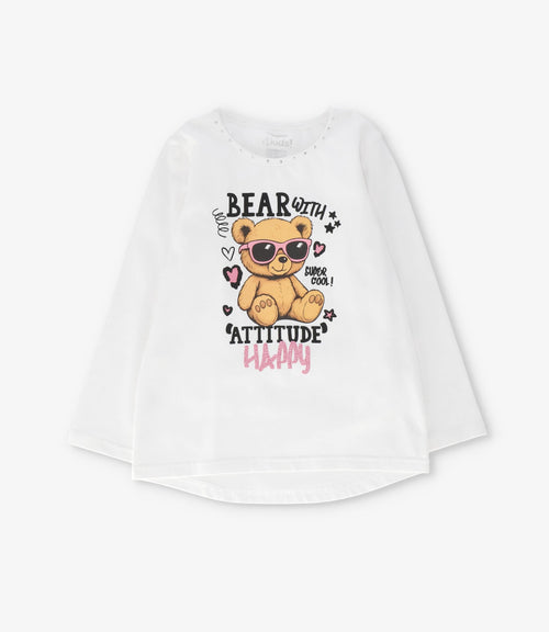 Polera niña happy 2 años / Crudo