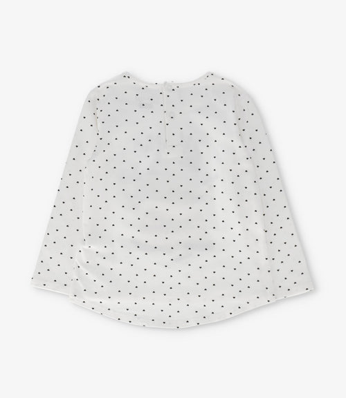 Polera niña con gato 2 años / Crudo