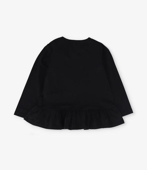 Polera niña bonjour 2 años / Negro