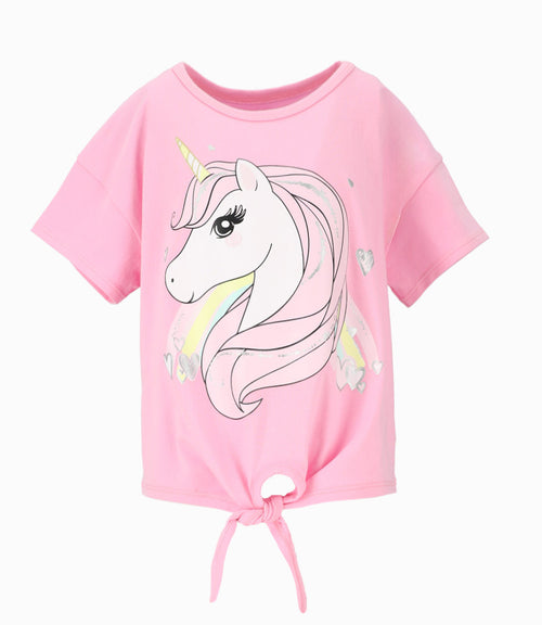 Polera Niña Con Unicornio