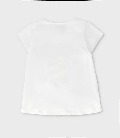 Polera niña con diseño 2 años / Blanco