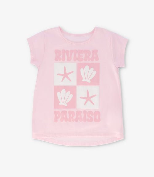 Polera niña paraíso 2 años / Rosado