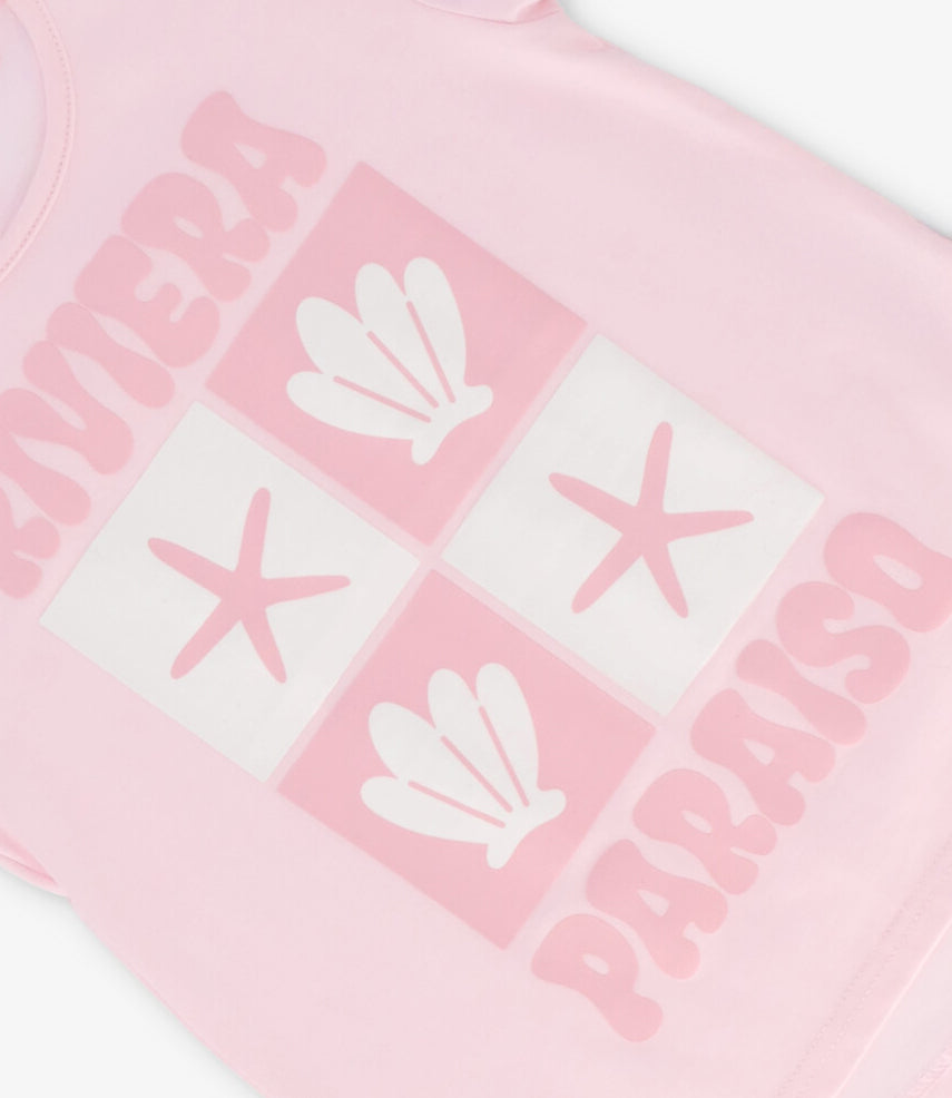 Polera niña paraíso 2 años / Rosado