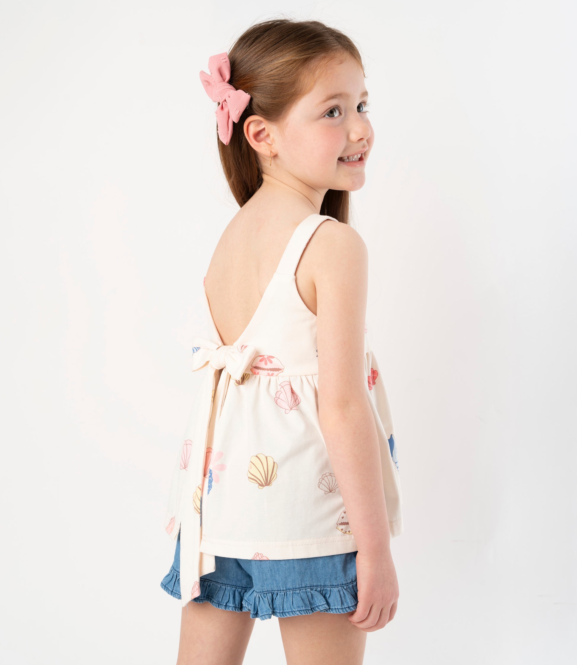 Polera niña con diseño 2 años / Crudo