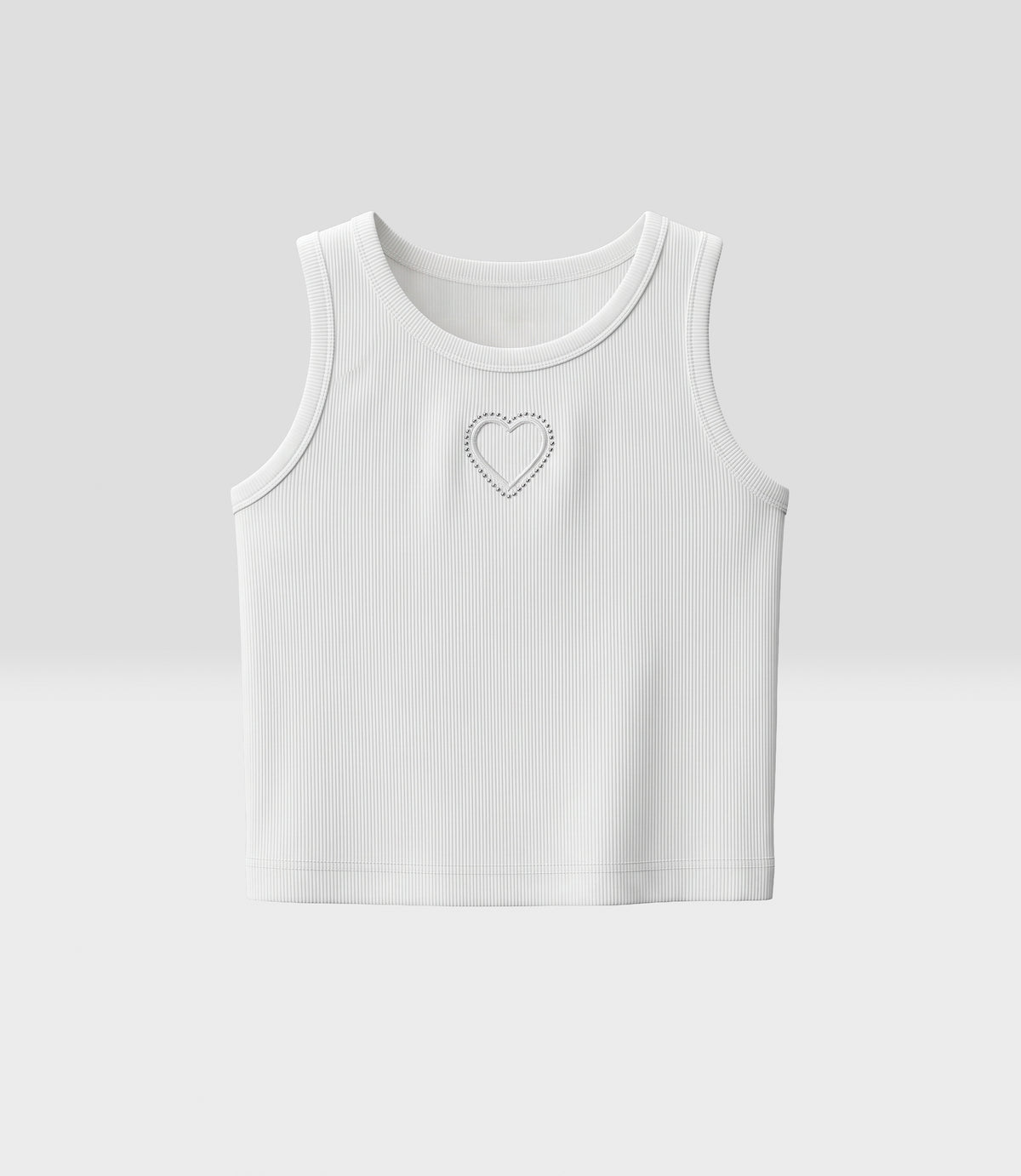Polera niña crop top 2 años / Blanco