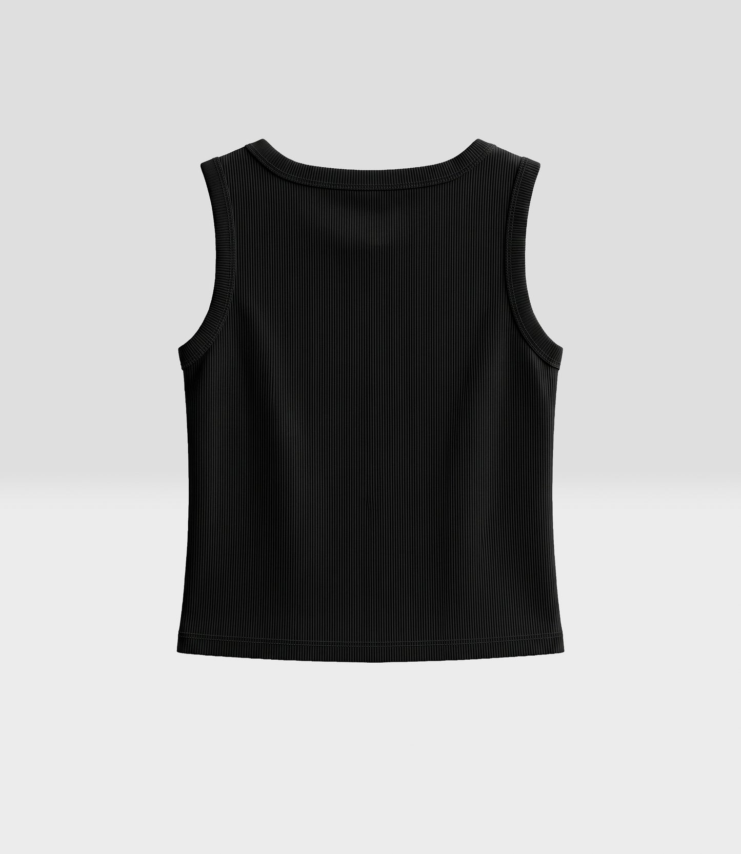 Polera niña crop top 2 años / Negro