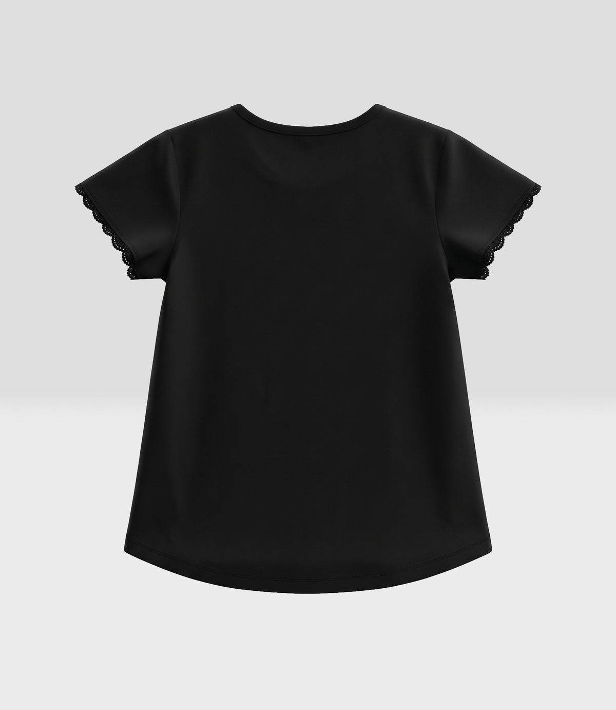 Polera niña rainbow 2 años / Negro