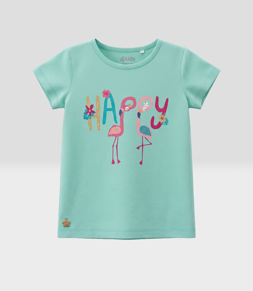 Polera niña happy 2 años / Menta