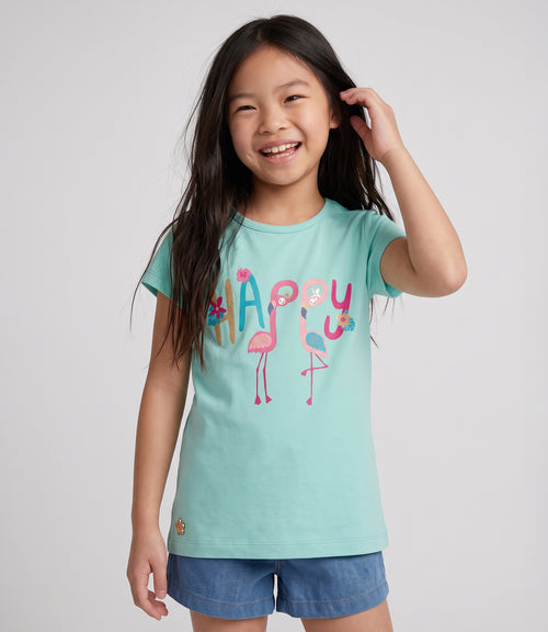 Polera niña happy 2 años / Menta