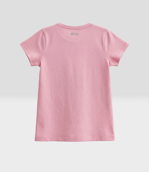 Polera niña flower 2 años / Palo Rosa