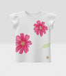 Polera niña flores