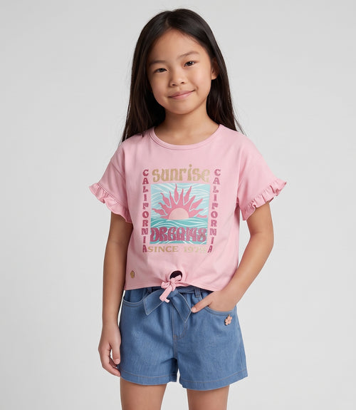 Polera niña dreams 2 años / Palo Rosa