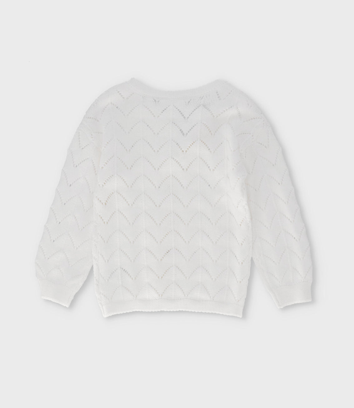 Chaleco niña tejido 2 años / Blanco