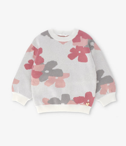 Chaleco niña con flores