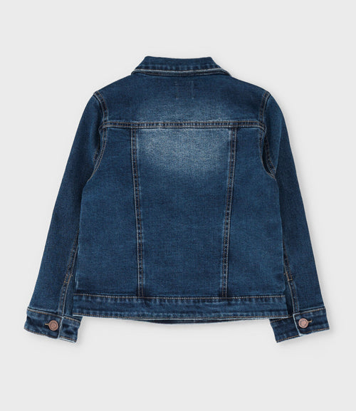 Chaqueta niña denim 2 años / Celeste