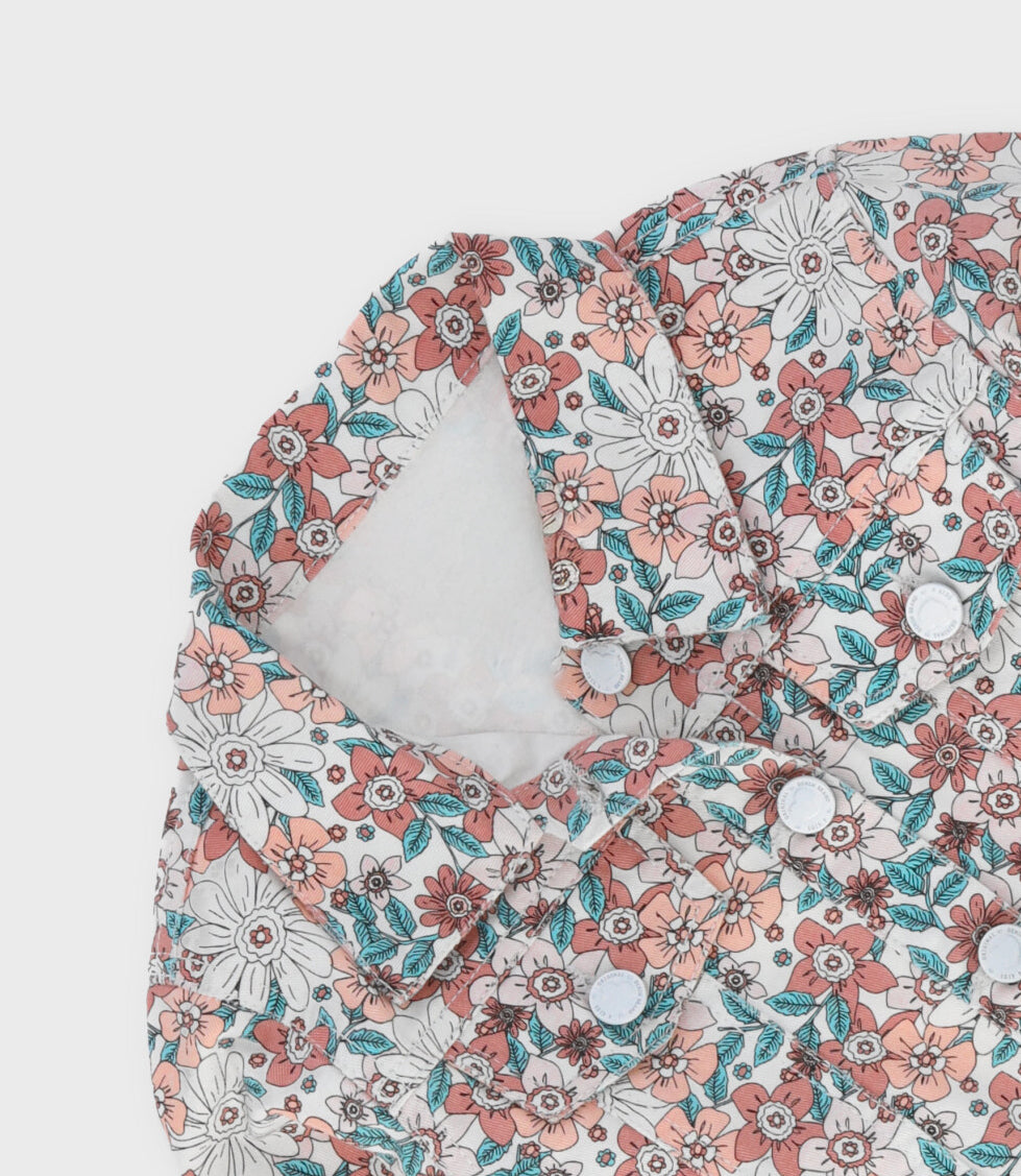 Chaqueta niña floreada 2 años / Varios