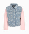 Chaqueta niña floreada