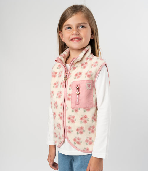 Chaqueta niña sin mangas