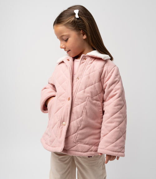 Chaqueta niña quilt 2 años / Rosado