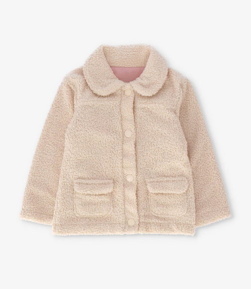 Chaqueta niña sherpa 2 años / Crudo