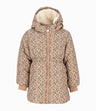 Parka niña con flores