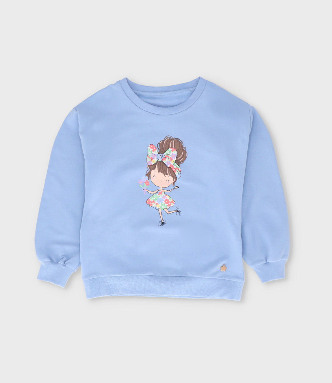 Polerón niña con bailarina 2 años / Celeste