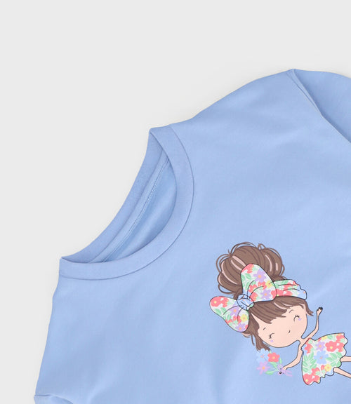 Polerón niña con bailarina 2 años / Celeste