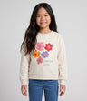 Polerón niña con flores
