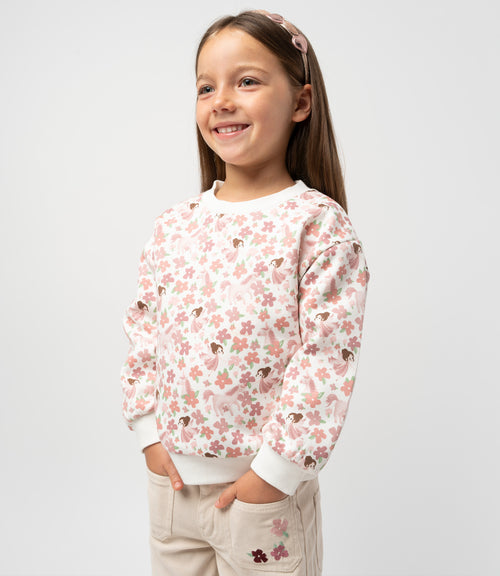 Polerón niña con flores 2 años / Varios