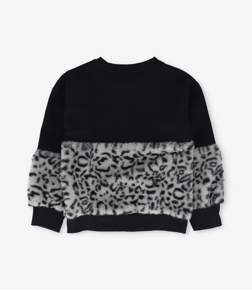 Polerón niña sparkle mood 2 años / Negro