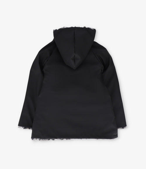 Abrigo niña repelente al agua 2 años / Negro