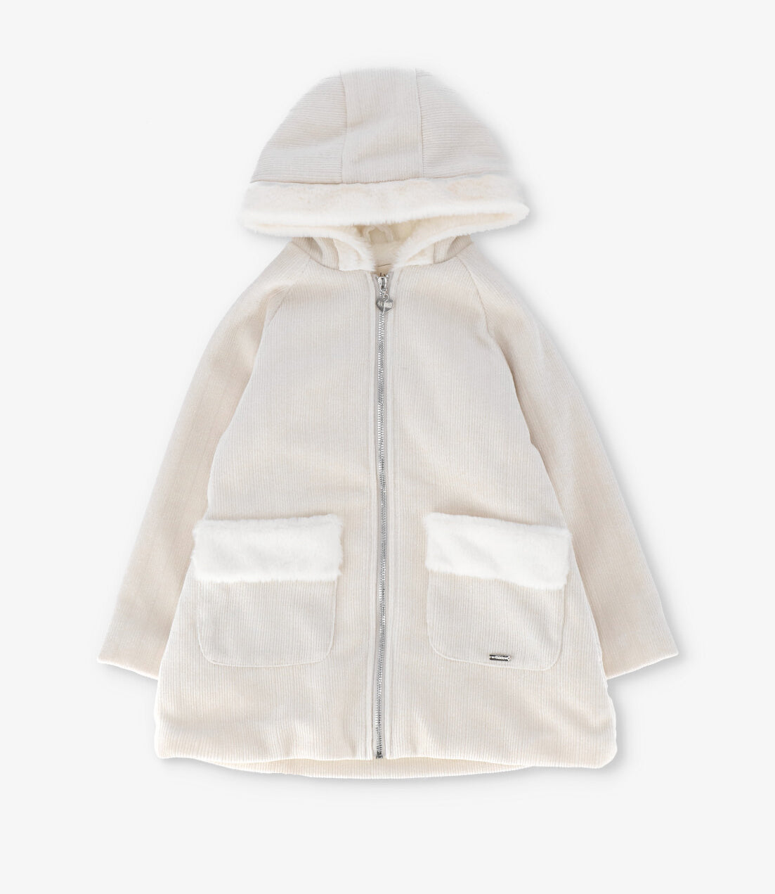 Abrigo niña con polar 2 años / Beige