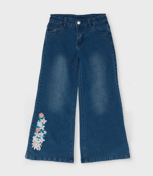 Jeans niña flare 2 años / Azul Marino