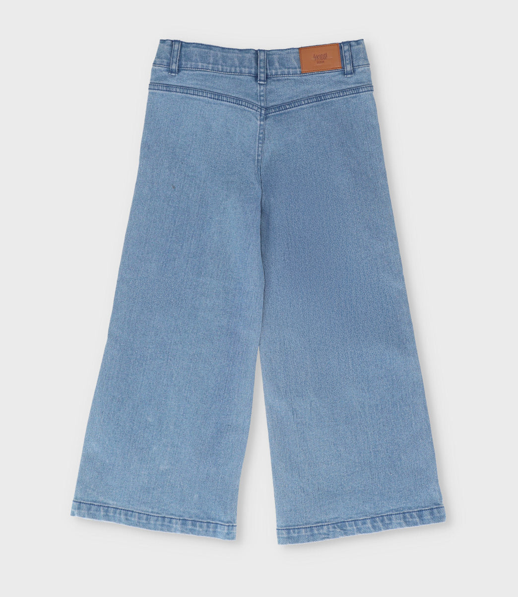 Jeans niña con bolsillos 2 años / Celeste