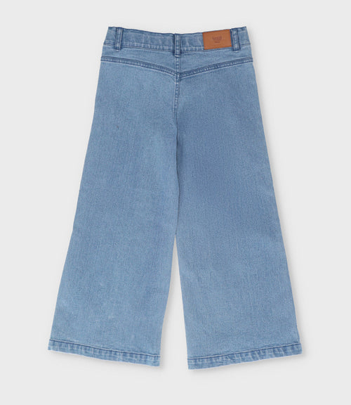 Jeans niña con bolsillos 2 años / Celeste