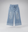 Jeans niña con flores