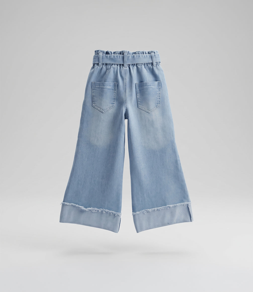Jeans niña con flores