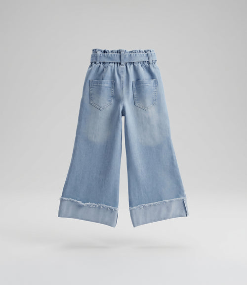 Jeans niña con flores