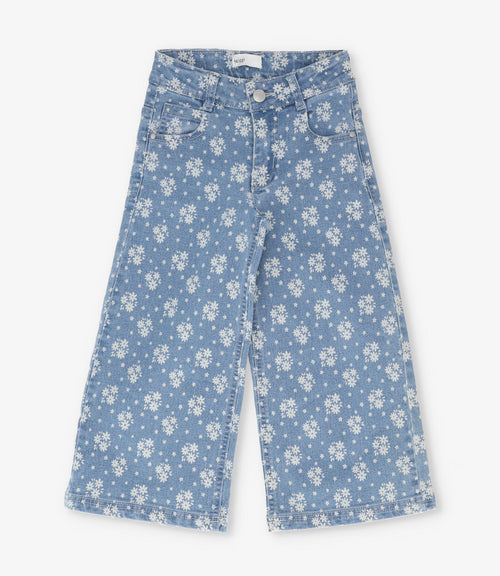 Jeans niña floreado