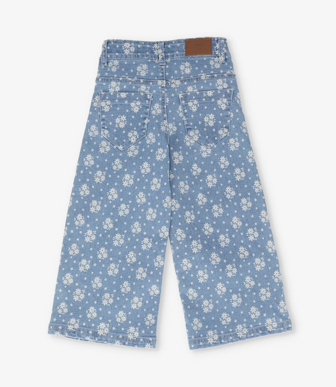 Jeans niña floreado
