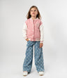 Jeans niña floreado