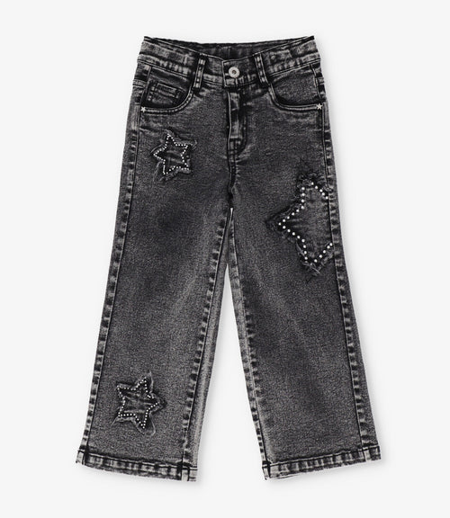 Jeans niña estrellas 2 años / Gris