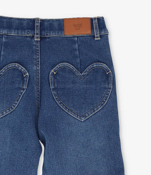 Jeans niña flare 2 años / Azul Marino