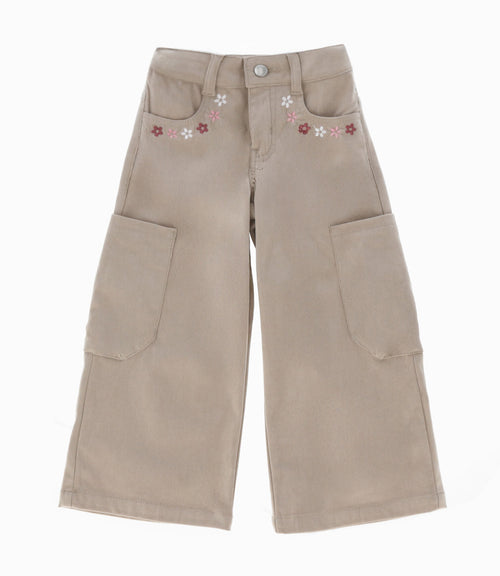 Pantalón niña cargo