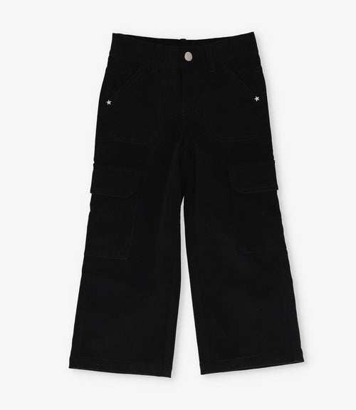 Pantalón niña cargo 2 años / Negro