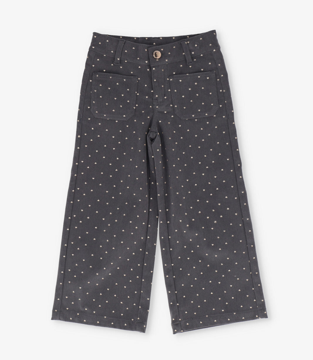 Pantalón niña wide leg 2 años / Gris