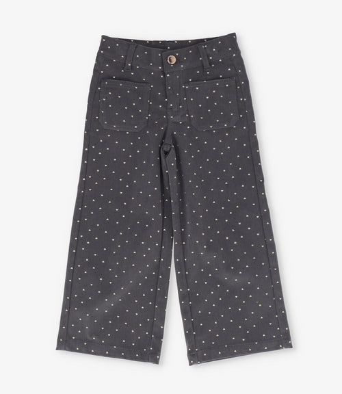 Pantalón niña wide leg 2 años / Gris