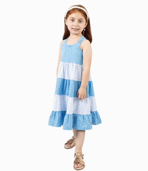 Vestido Niña Multicolor Azul 2 años / Azul