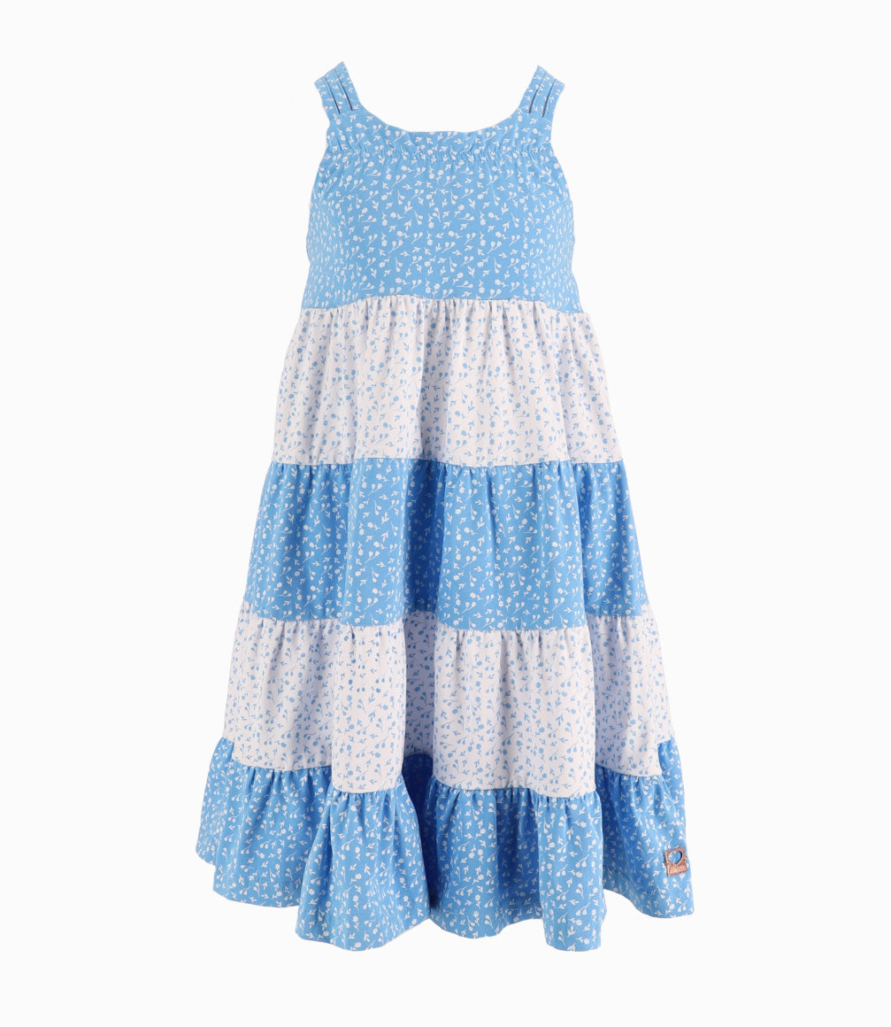 Vestido Niña Multicolor Azul